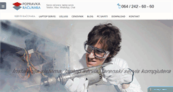 Desktop Screenshot of popravkaracunara.com