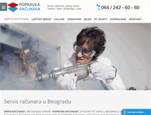 Tablet Screenshot of popravkaracunara.com